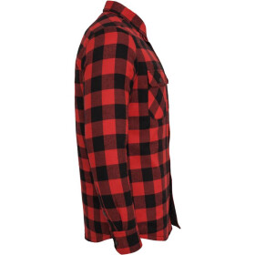 Urban Classics Padded Checked Flanell Light Jacket, blk/red