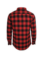 Urban Classics Padded Checked Flanell Light Jacket, blk/red