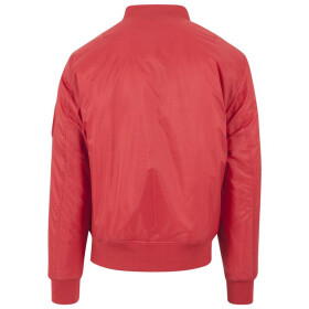 Urban Classics Basic Bomber Jacket, fire red