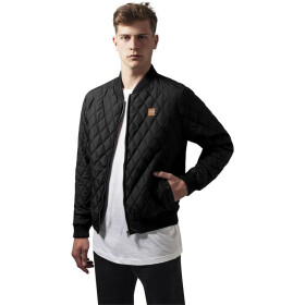 Urban Classics Diamond Quilt Nylon Jacket, black