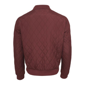 Urban Classics Diamond Quilt Nylon Jacket, burgundy