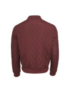 Urban Classics Diamond Quilt Nylon Jacket, burgundy