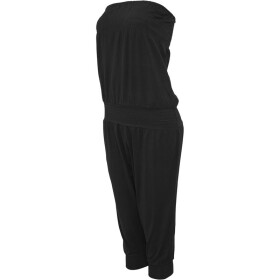 Urban Classics Ladies Shoulderfree Capri Jumpsuit, black