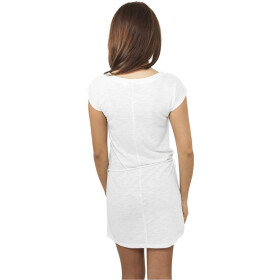 Urban Classics Ladies Slub Jersey Dress, white