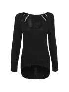 Urban Classics Ladies Tube Yarn Sweater, black