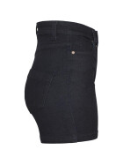 Urban Classics Ladies High Waist Denim Skinny Shorts, raw blue denim