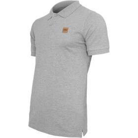 Urban Classics Heavy Polo Pique Shirt, grey