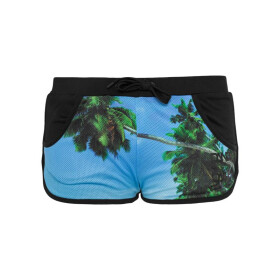 Urban Classics Beach Hot Pant, blue hawaii