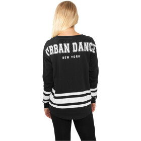 Urban Classics DANCE Stipe Crewneck, blk/wht