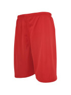Urban Classics Kids Bball Mesh Shorts, red