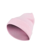 Urban Classics Cuffed Knit Beanie Cap, light pink