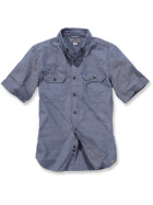 CARHARTT Fort Solid Short Sleeve Shirt, blau