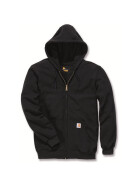 CARHARTT Midweight Hooded Zip Front Sweatshirt, schwarz