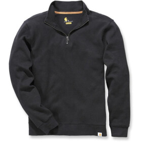 CARHARTT Sweater Knit Quarter Zip, schwarz