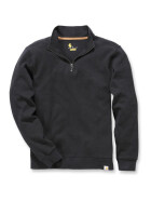 CARHARTT Sweater Knit Quarter Zip, schwarz