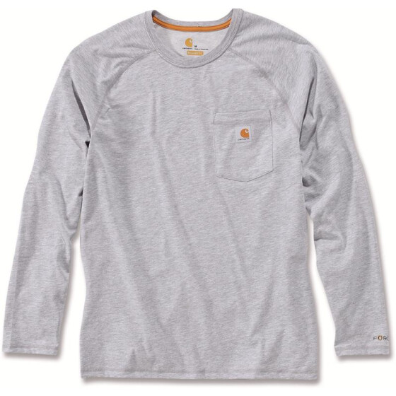 CARHARTT Carhartt Force&reg; Cotton Long Sleeve T-Shirt, grau