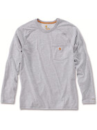 CARHARTT Carhartt Force&reg; Cotton Long Sleeve T-Shirt, grau