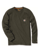 CARHARTT Carhartt Force&reg; Cotton Long Sleeve T-Shirt, gr&uuml;n
