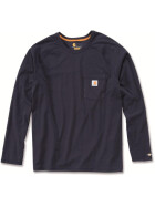 CARHARTT Carhartt Force&reg; Cotton Long Sleeve T-Shirt, dunkelblau