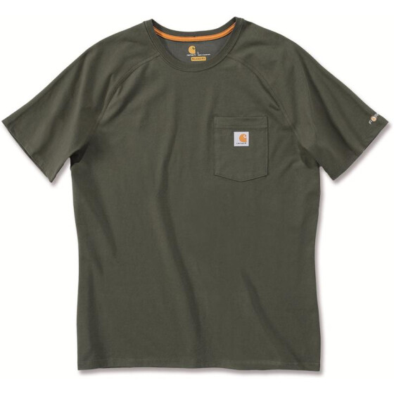CARHARTT Carhartt Force&reg; Cotton Short Sleeve T-Shirt, gr&uuml;n