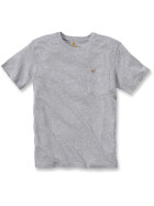 CARHARTT Maddock Pocket Short Sleeve T-Shirt, grau