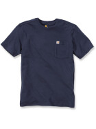 CARHARTT Maddock Pocket Short Sleeve T-Shirt, dunkelblau
