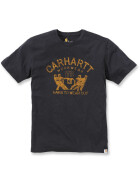 CARHARTT Maddock Graphic Hard To Wear Out Short Sleeve T-Shirt, schwarz
