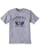 CARHARTT Maddock Graphic Hard To Wear Out Short Sleeve T-Shirt, grau