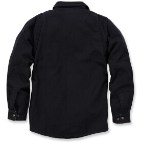 CARHARTT Weathered Canvas Shirt Jacket, schwarz M