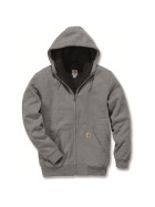 CARHARTT Colliston Sherpa Lined Zip Front Sweatshirt, anthrazit XL