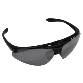 MFH Armee Sportbrille, &quot;Hawk&quot;, schwarz, 2 Ersatzgl&auml;ser