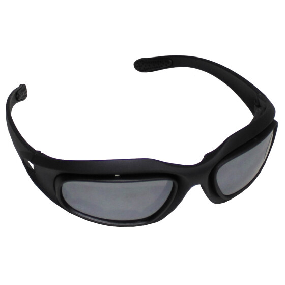 MFH Armee Sportbrille, &quot;Assault&quot;, schwarz, 3 Ersatzgl&auml;ser