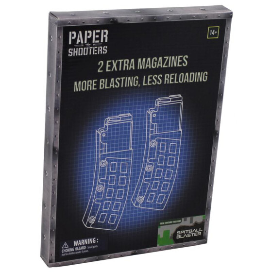 MFH PAPER SHOOTERS, Bausatz, Magazin-Green Spit, 2er Pack