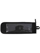 MFH Universaltasche, schwarz, mit Sichtfenster, RV oben