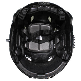MFH US Helm, FAST-Fallschirmj&auml;ger, schwarz, Rails, ABS-Kunststoff