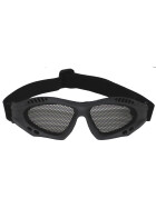 MFH Airsoftbrille, oliv, Metall-Gittereinsatz, Deko