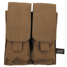 MFH Magazintasche doppelt,&quot;MOLLE&quot;, Modular System, coyote tan
