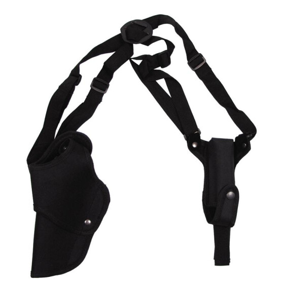 MFH Pistolenschulterholster,links, schwarz, mit Magazintasche