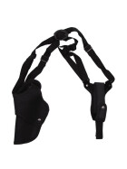 MFH Pistolenschulterholster,links, schwarz, mit Magazintasche