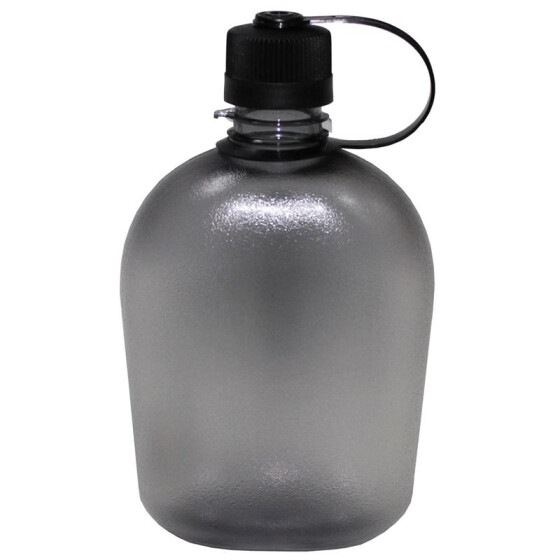 MFH US Feldflasche, GEN II, schwarz/transparent, 1 Liter