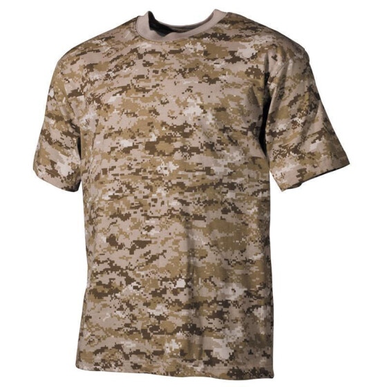 MFH US T-Shirt, halbarm, digital- desert, 170g/m&sup2;