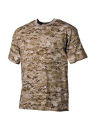 MFH US T-Shirt, halbarm, digital- desert, 170g/m&sup2;