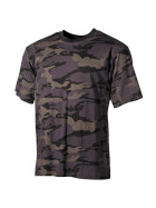 MFH US T-Shirt, halbarm, combat- camo, 170g/m&sup2;