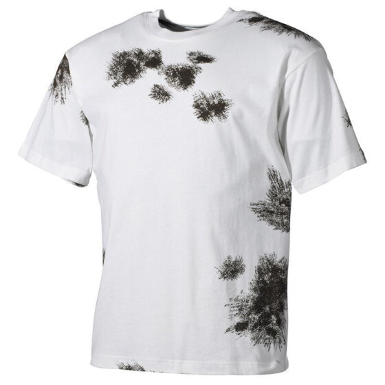 MFH US T-Shirt, halbarm, BW winter tarn, 170g/m&sup2;