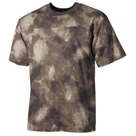 MFH US T-Shirt, halbarm, HDT-camo, 170g/m&sup2;
