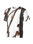 MFH US T-Shirt, hunter-snow, halbarm, 170g/m&sup2;