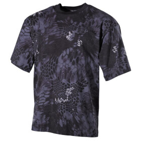MFH US T-Shirt, halbarm, snake black, 170g/m&sup2;