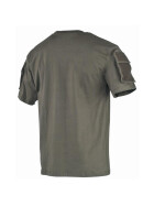 MFH US T-Shirt, halbarm, oliv, mit &Auml;rmeltaschen