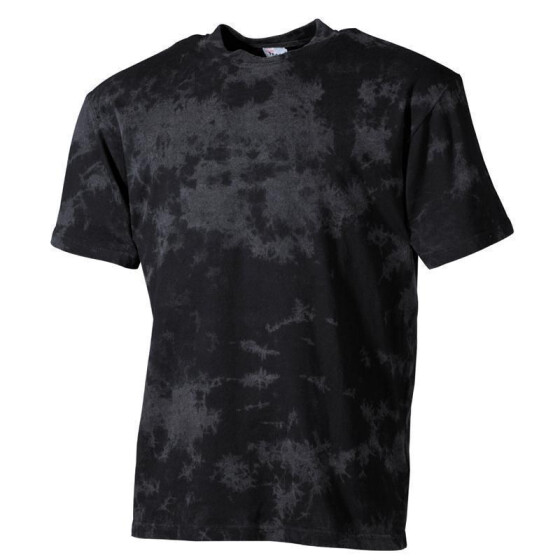MFH T-Shirt, &quot;Batik&quot;, schwarz, 180g/m&sup2;