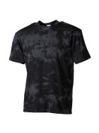 MFH T-Shirt, &quot;Batik&quot;, schwarz, 180g/m&sup2;